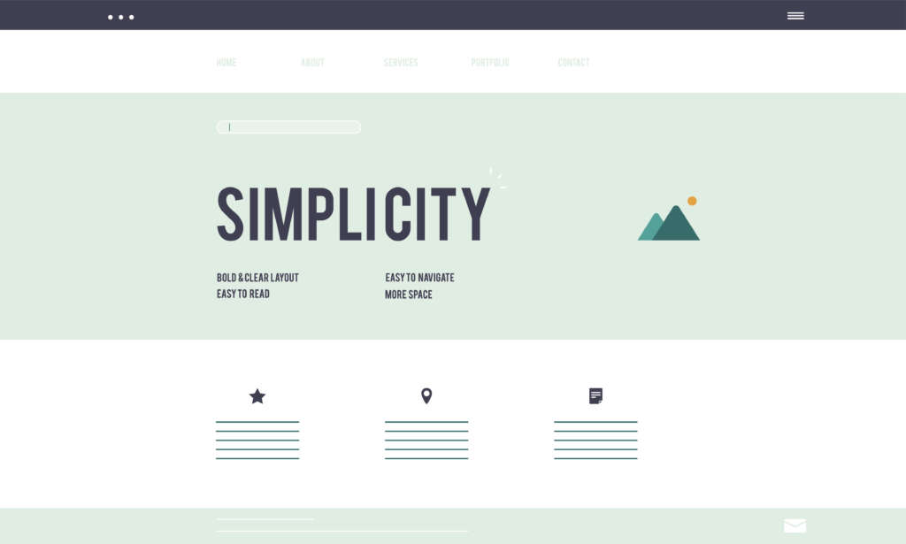 simple web template